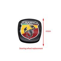 hot Car Front Rear Logo Grille Emblem Sticker Accessories Fiat Abarth 500 Tipo FR Panda Argo Bravo Punto Doblo Viaggio Freemont WF1 1pcs