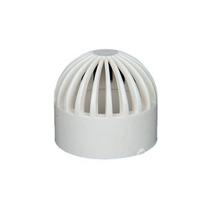 PVC Net Connector Fittings Gutter Filter Pipe Vent Cover Breathable Cap Water Tank Hood Guard Mesh 75mm balta