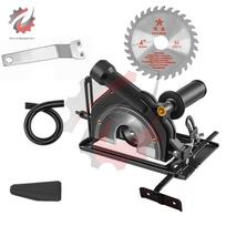 Hand Angle Grinder Converter Adjustable Grinder Bracket Cutting Woodworking Table Tool with Guide Ruler Cutting Base Holder