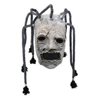 Helovino filmo Slipknot Cosplay kaukė Renginio Corey Taylor Cosplay Lateksinė kaukė suaugusiems Baisi Slipknot kaukė Šventės Baro Kostiumo Rekvizitas Option 1 gray