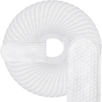 100 PCS Cotton Finger Cots, Finger Covers Protection for Finger Tips, Breathable, Sweat Resistant, and Wear-Resistant, and Injured Fingers balta