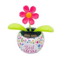 Solar Power Toy Swinging Toy Car Dashboard Ornaments Dancing Flower Flower Swinging Solar Powered 05