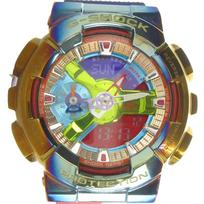 CASIO Multicolor G-SHOCK GM-110RB Watch, Quartz, Calendar, Date, Analog-Digital, GY18 /MQ