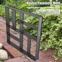Paving Pavement Concrete Mould Stepping Stone Mold Garden Lawn Path Paver Walk gray