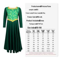 Women's Princess Fiona Halloween Costume, Monster Shrek Role-Playing Dress 190 cm black