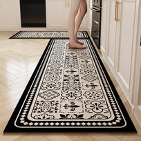 Super sugeriantis neslystantis virtuvės kilimėlis Ilgi kilimai Diatominio molio kilimas svetainei Kojų kilimėliai Miegamojo prieangio kilimėlis Alfombra Maži kilimėliai 50*80cm gray