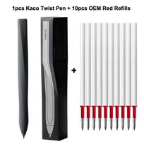 KACO TWIST Fidget Želinis rašiklis, Įvairių spalvų 0,5 mm Didelės talpos Lygus rašymas&Greitai džiūstantis Parašo rašiklis Linksma raštinė egzaminui