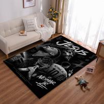 Neymar Jr and Jesus Monochrome Art Rug Design Non-slip rug suitable for living room and bedroom sofas sofas 40x60cm( 15x23in )