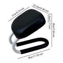 Meditation Bench, Stable Prayer Posture Stool Made of Metal And Synthetic Leather, Suitable ruda
