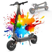 Adult Electric Scooter, 2000W High-Power Motor, 60V 20Ah Battery, 11-Inch Tubeless Tires, Front & Rear Suspension, LED Headlight & Disc Brakes