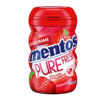 Mentos Pure Fresh Sugar-Free Gum Strawberry 70G red