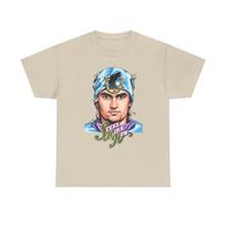 Anime Jojo 7 Steel Ball Run Charlie Kirk & Gyro Zeppeli Graphic Cotton Unisex Shirt 2026 Summer New Y2k Short Sleeve T Shirt XXXXL beige