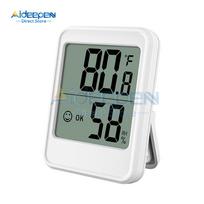 MC40 MC41 LCD Digital Hygrometer Room Thermometer Indoor Electronic Temperature Humidity Monitor Weather Station For Home 2 MC40 white gray
