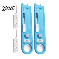 Multi-Function Threader 1/2Pcs & Magnetic Tool Seam with 4-In-1 Sewing Remover Magnifier Threading Device Scale for Industrial Home Accessory 2pcs