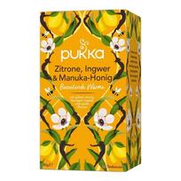 Puka Lemon Ginger Manuka Honey Tea 20 Tea Bags