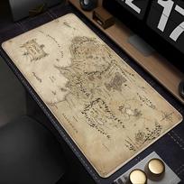 Žaidimų pelės kilimėlis T-Žiedų valdovas 90x40cm Kompiuterio pelės kilimėlis Stalviršio kilimėlis PC Anime kilimas Klaviatūros žaidėjo aksesuarai Stalo kilimėlis 600x300x2mm