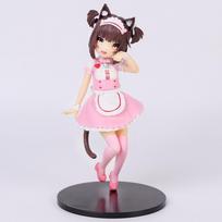 Nekopara 18Cm Anime Figure - Chocolate  Vanilla Cute Stand Pvc Model Toy Collection Decoration Ornaments For Anime Fans
