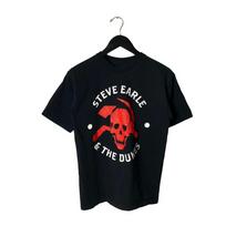 Vintage Steve Earle & The Dukes 90s Shirt Classic Black Unisex S-5XL CC4457 110
