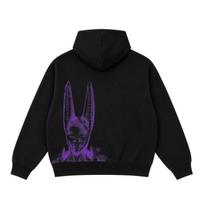 Anime JoJo Graphic Hoodies Vintage Retro Print Oversized Pullover Men Women Hip Hop Y2K Street Style Fans Merch Sweatshirts S gray