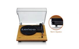 Lenco Ls 10 Turntable With Built-in Speakers Wood