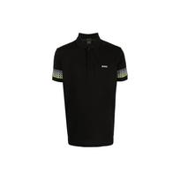 HUGO BOSS SS23 Men's Paddy 2 Golf Polo Black 50488293-001 M white