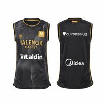 Valencia Basket 2026/27 Krepšinio marškinėliai, Unisex be rankovių, pralaidūs orui, greitai džiūstantys treniruočių marškinėliai, gatvės stiliaus sportinis tankas 3XL