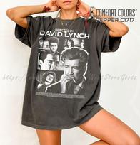 David Lynch Graphic Tee: Comfort Colors Twin Peaks Shirt ID S