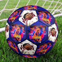 Yamal's Lamine Yamal Soccer Star Size 5 Football Machine Sewn Indoor/Outdoor Training and Matches Surprise Collection Gift zq