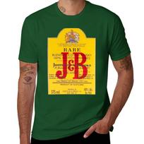 Jb Rare Scotch Whisky Blend Tshirt Tees Graphics T Shirt Black Tshirts For Men 3XL yellow