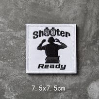 Jianrui Tactical IPSC Embroidery Velcro Patch for Backpack, Vest, Arm, DIY