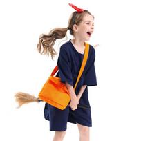 Vaikų Helovino kostiumas Suknelė Rinkinys Ragana Kikis Pristatymo tarnyba Cosplay apranga Mergaitėms nuo 3 iki 14 metų 110cm blue