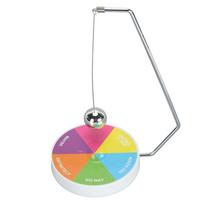 Reduce Stress Magnetic Decision Ball Metal Decision Maker Ball Desk Toy  Gift for Students 1PC gray