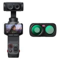 K&F Concept 115° Wide Angle Lens for Insta360 LUNA Ultra Wide-angle Filter ND Filter CPL Filter 1/4 Black Diffusion Filter Kits