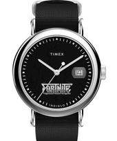 TIMEX Timex x Fortnite 5 ATM Water Mineral Black Unisex (Timex) Watch, Quartz, Resistant, Glass, Dial, TW2Y46400, juoda