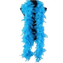 Solid Color Feather Boa Fluffy Apparel Fabric Wedding Supply Feather Scarf  Perform ežero mėlyna spalva