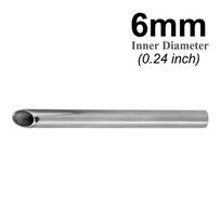 1Pcs Stainless Steel Piercing Receiving Tube Safe Body Jewelry Piercing Tool for Novice Professional Piercer A gray