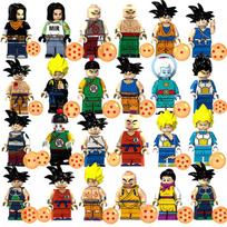 Dragon Ball statybinės kaladėlės Mini figūrėlės Rinkinys XP048-055 & XP062-069 MOC 24 Stiliai Kolekcionuojamos kaladėlės Žaislas Vaikams ir Suaugusiems 24pcs