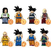 Dragon Ball statybinės kaladėlės Mini figūrėlės Rinkinys XP048-055 & XP062-069 MOC 24 Stiliai Kolekcionuojamos kaladėlės Žaislas Vaikams ir Suaugusiems Xp062-069
