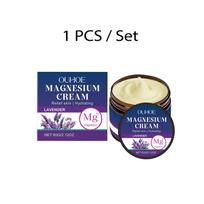 Magnesium Cream 60g Enhance Flexibility Daily Massage for Joint Discomfort Muscle Tension Lavender Oil Gentle Body Skin Care blue
