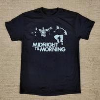 Midnight Til Morning Band Short Sleeve Cotton T-Shirt - Sizes S-5XL 140 gray