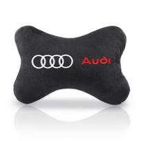 Car Neck Pillow Headrest Pad for N5 sline A4  B7 B8 B9 A3 8P 8V 8L A5 A6 C6 C5 C7 4F A1 A7 A8 Q2 Q3 Q5 Q7 RS3 RS4 RS5 RS6 TT T5 black