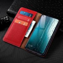 Magnetic Genuine Leather Skin Flip Wallet Book Phone Case Cover On For Oppo Find X10 X9 X9s X8 X7 X6 X5 Pro Max Ultra 5G X 10 9 OPPO Find X10 Pro Max raudona