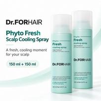 Dr.FORHAIR Phyto Fresh Scalp Cooling Spray 150ml + 150ml white