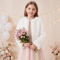 Girls' Winter Coat, Warm Outerwear for Cold 150 balta