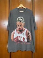 Unisex shirt Cotton Oversize Large Size Dennis Rodman Shirt, Dennis Rodman Charcoal Cotton T-shirt Unisex S-5XL M gray