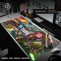 Rocket League Mouse Pad Gamer Computer Large x XXL For Desk mat Keyboard Esports gaming accessories mousepad x Gift 40x80x0.2cm gray