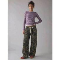 Women Casual Street Style Loose Wide Leg Denim Jeans S leopardo rašto spalva