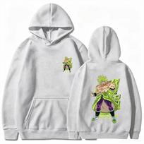 Dragon Ball Vyrų gobtuvas Broli Aukštos kokybės šiltas megztinis su gobtuvu Laisvalaikio universalus viršutinis drabužis rudeniui žiemai Moterims ir vyrams Gobtuvai L black