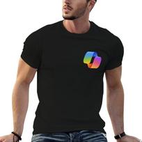 Microsoft Copilot AI TShirt Summer Casual Loose TShirt L black