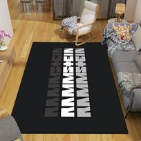 1Pc Rammstein Heavy Metal Anthems Rug, Office Carpet Indoor Outdoor Doormat, Non-Slip, Comfortable, Living, Christmas Halloween, Xmas Gift Y1333 100cmx120cm